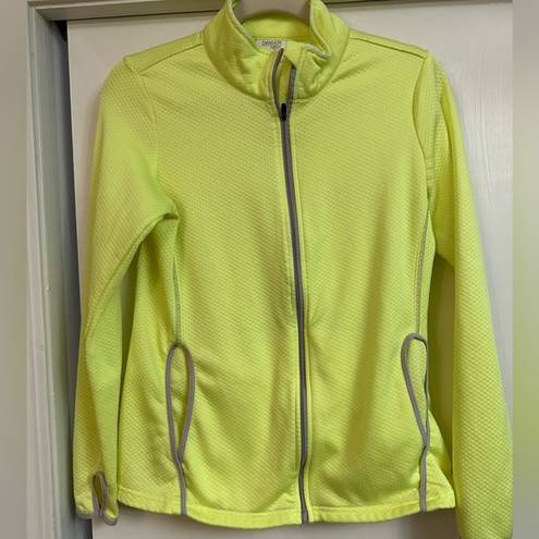 Danskin Medium  running pullover. Bright yellow.