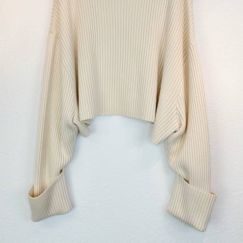 Solace London  Nosara Extended Cuffed Sleeve Turtleneck Sweater US Size 6