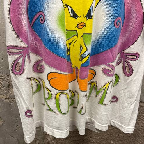 Looney Tunes Vintage Tweety Bird AOP All Over Print What’s Your Problem? Tee XL