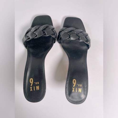 mix no. 6  Elandra Black Sandal Size 9.5 New