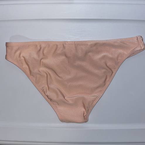 Chelsea and Violet  Blush Pink Bikini Bottom Women’s L Large Swim Swimsuit