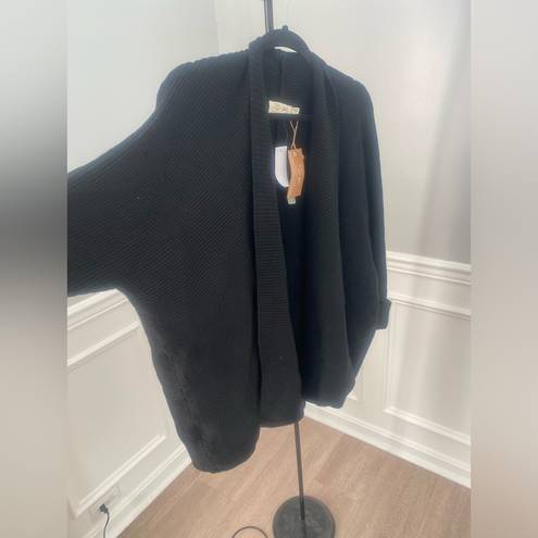 RD Style NWT  Conscious Black Oversized Cardigan Size Medium