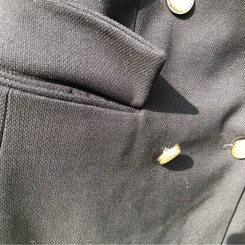 INC  Black Blazer With Gold Buttons M