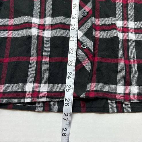 Airwalk NWT  100% cotton Flannel black red white Large