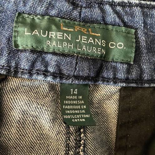 Krass&co Lauren Jeans  / Ralph Lauren Women’s Wide Leg Crop Jeans Size 14