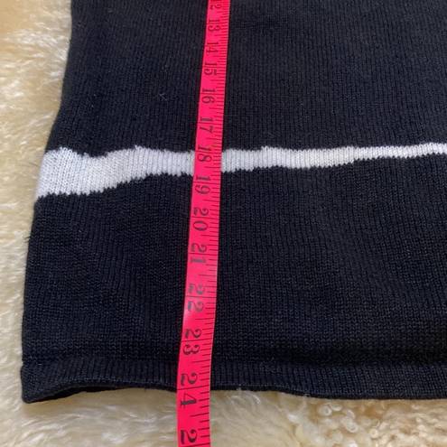 Coldwater Creek  size M black and white sweater