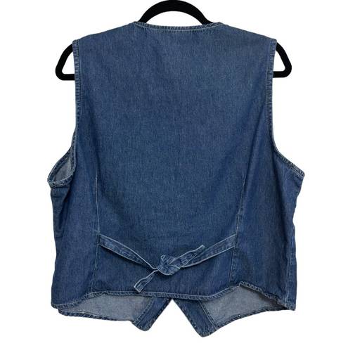 American Vintage Vintage Denim 100% Cotton Patchwork Vest - Size XL