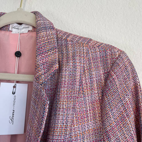 L'Academie Revolve Pink Tweed Blazer Mini Dress 