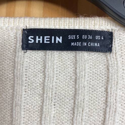 SheIn  LIKE NEW Faux Wrap Sweater