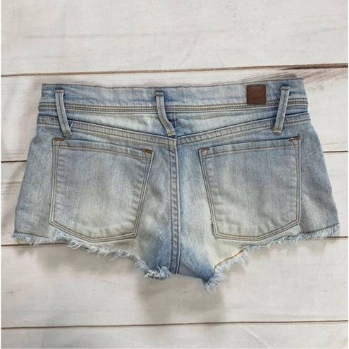 Roxy  Denim Light Was Cut Off Jean Shorts Size 25