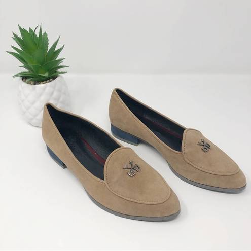 Rebecca Minkoff  Suede Embellished Loafers Flat Shoes