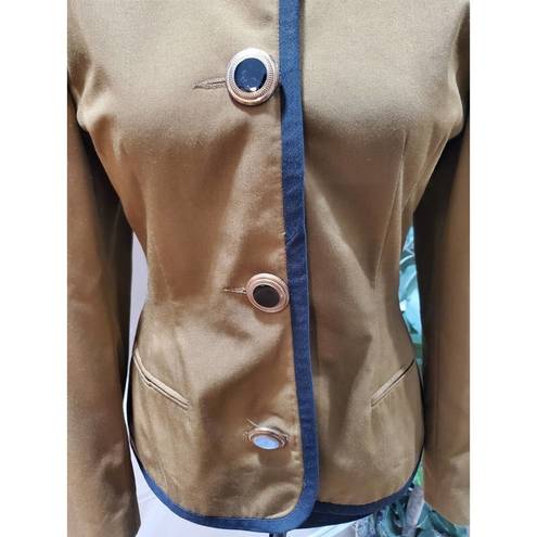 Oleg Cassini VTG  Women Polyester Single Breasted Long Sleeve Casual Jacket 8