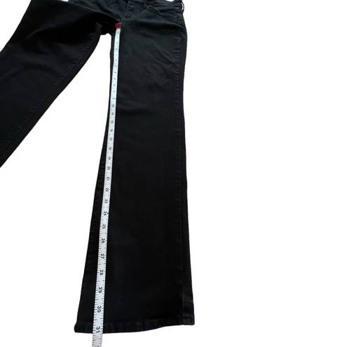 NYDJ  Black Marilyn Straight Jeans