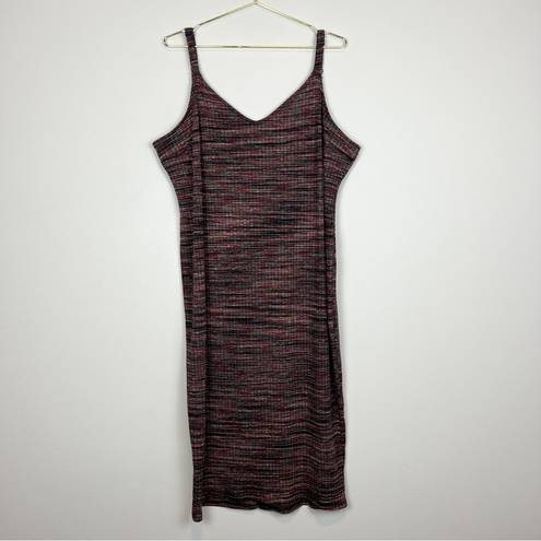 Torrid  Studio Spacedye Midi Stretch Knit Tank Dress Size 3 Plus Size 3X