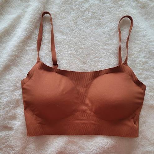 Fabletics NWOT Seamless Sports Bra sz Small Dark Orange Bralette RN #  134638. - $18 - From Rachel