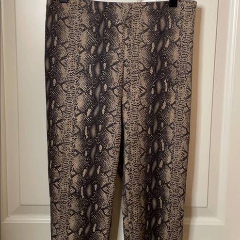 Wild Honey  snakeskin stretch leggings small