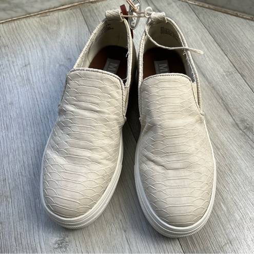 MIA NWOB  ELA-SK - IVORY slip on sneaker size 8