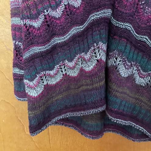 J.Jill  Wool Blend Chunky Cardigan Sweater Size Medium