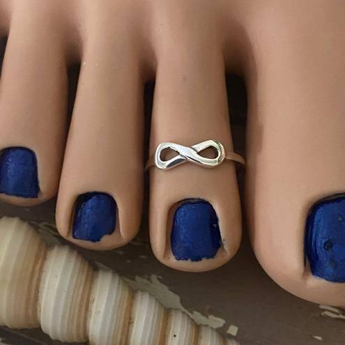 infinity Sterling Silver  Toe Ring