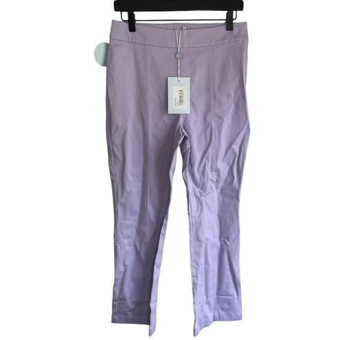 Hill House New!  The Claire Pant Lavender Stretch Cotton Mid-Rise Ankle Pants