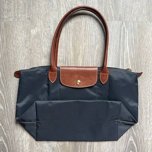 Longchamp  Mini Le Pliage' Handbag gun metal