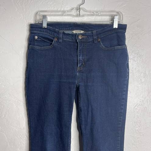 Duluth Trading  Jeans Womens Flex Daily Slim Fit Skinny Denim Dark Wash Size 8