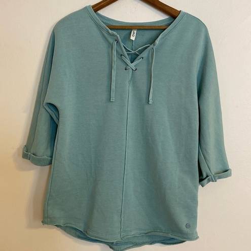 Jag jeans Jag Sea Foam Green Lightweight Pullover Comfy Oversized Lounge Sweatshirt Sz XS