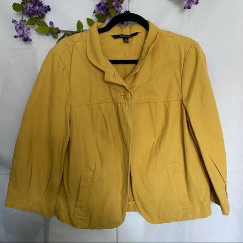 Chadwick's  Jackets & Coats Mustard Yellow Pea Coat