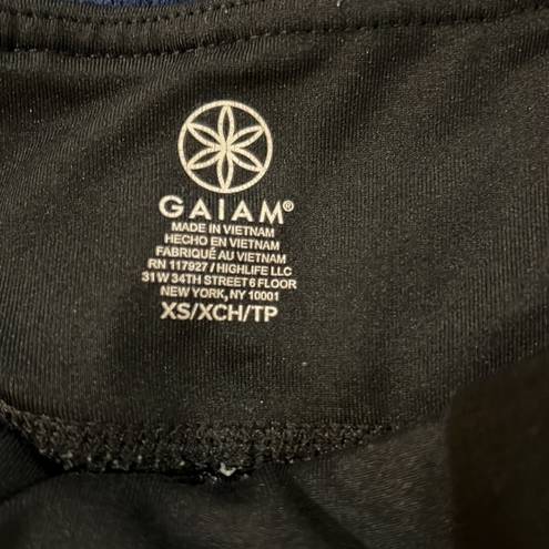 Gaiam  Black Legging Women’s Size XS Athletic Workout Pants