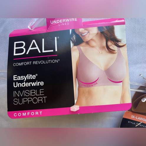 Revolution Bali Plus Size Comfort  Easylite Underwire Invisible Support Bra 3X-L