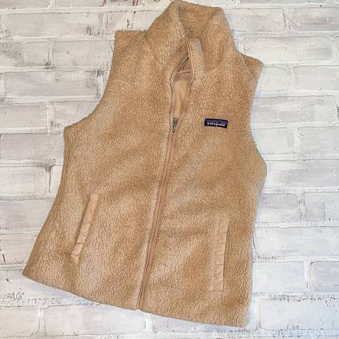 Patagonia  Los Gatos pampas tan fleece zip up vest