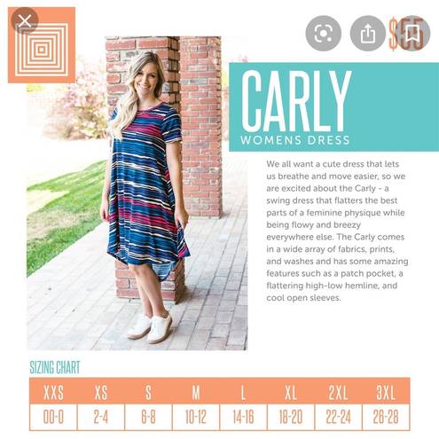 LuLaRoe RARE Vintage LLR Carly Dress