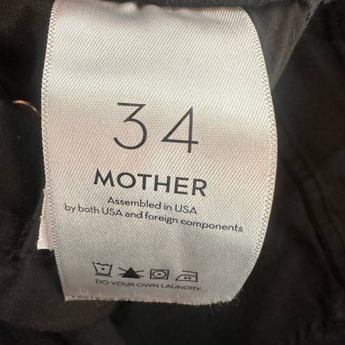 MOTHER Denim Mother Jeans High Waisted Rider Ankle Not Guilty in Black Denim Women’s Size 34