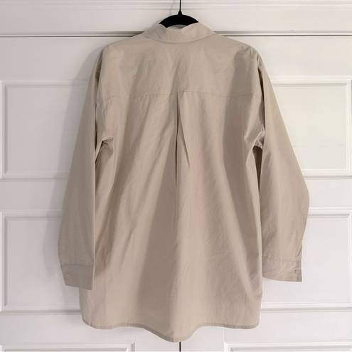 Oak + Fort  Cotton Blouse, NWT, size Large