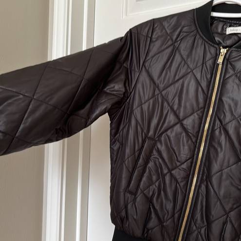 Bishop and Young Small black bomber jacket- like new!