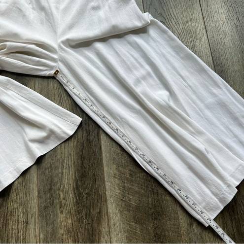 Lulus Lulu’s NWT Sail With Me White High-Waisted Wide-Leg Pants Palazzo Size Medium