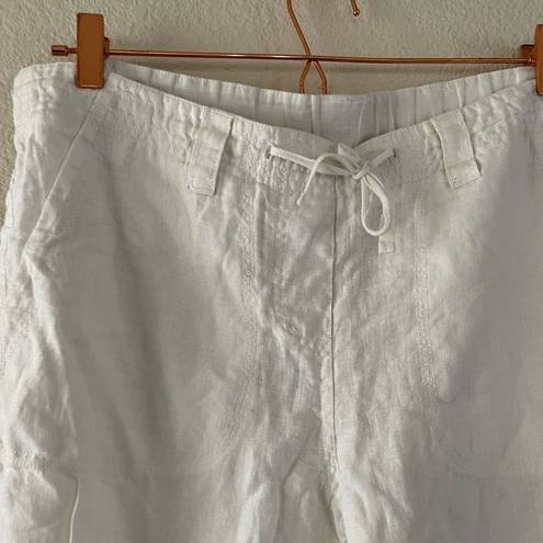 Motherhood Maternity  linen white pants