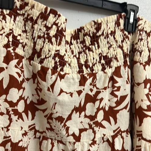 Universal Threads  Skirt Cotton Cottagecore Printed Midi Skirt Size 4X