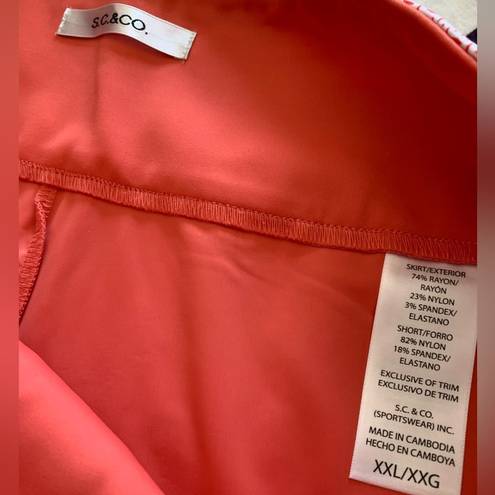 Krass&co SC &  pink and orange Skort size xxl