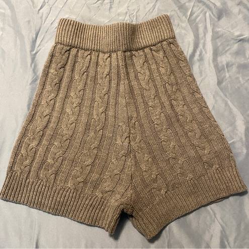 Jasmine  Cable Knit Shorts Sz Small