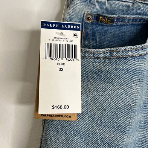 Polo $168 Womens  Ralph Lauren The Laight Cropped Flare Jeans Light Wash Size 32