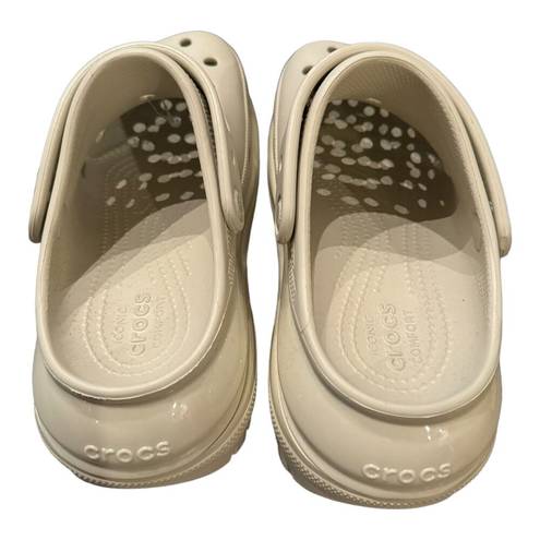 Crocs NWT  MEGA CRUSH CLOG color bone size 7 Ladies 5 Men's