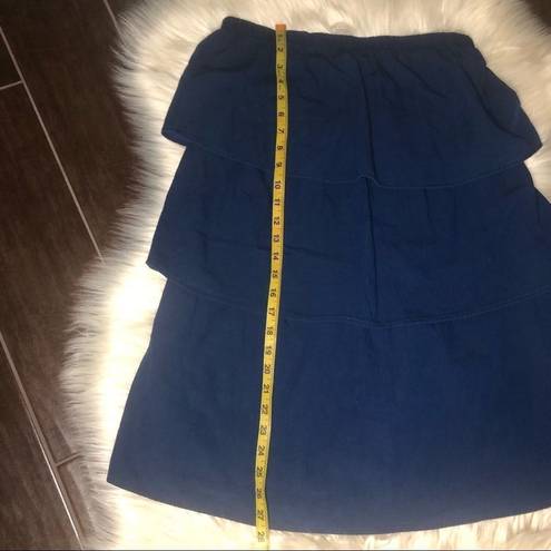 American Eagle  Outfitters blue ruffle skirt sz med