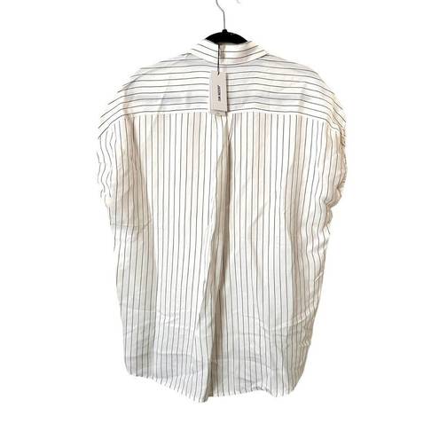 Jason Wu  Pinstriped Button Down Top NWT Sz 4