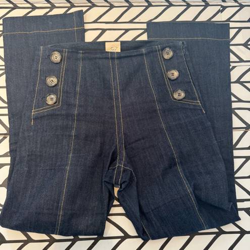 Cinq a sept sailor style cropped denim in size 6