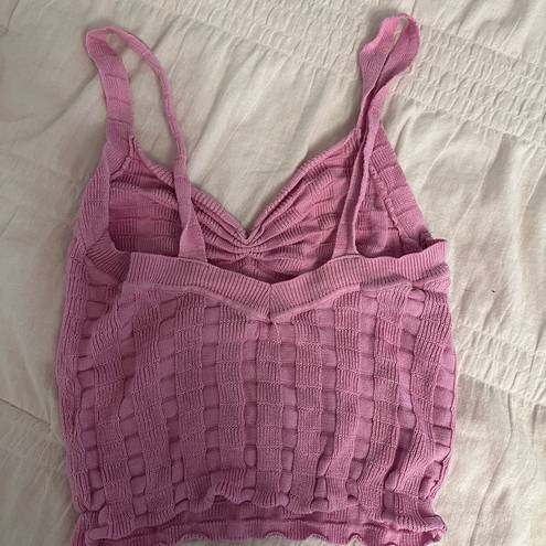 Urban Outfitters  Medium Pink Checkered Crop top