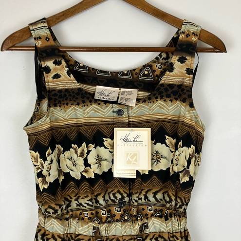 Kathie Lee Collection Vintage NWT 90's Aztec Tribal Romper - 