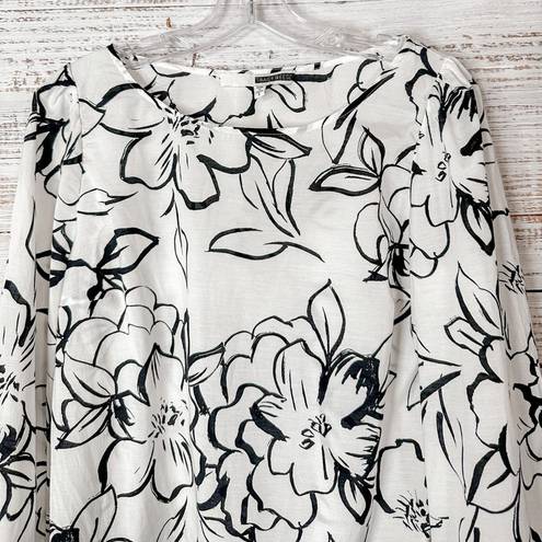 Tracy Reese  Anthropologie Bell Sleeve Floral Blouse, EUC, Small, MSRP $168