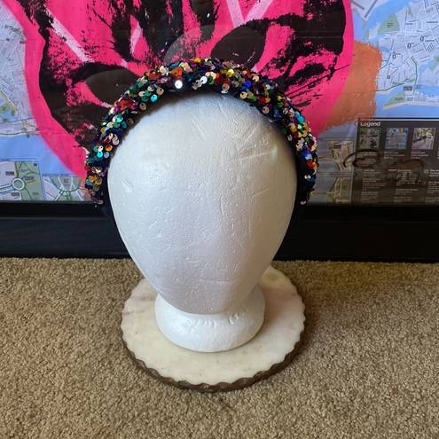 Bundle of 5 Velvet Sequin Pearl Rhinestone Headbands Hatbands Velvet Knotted