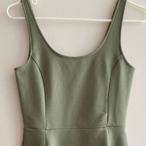 Divided H&M  Green Fit & Flare Dress, Women’s Size 6